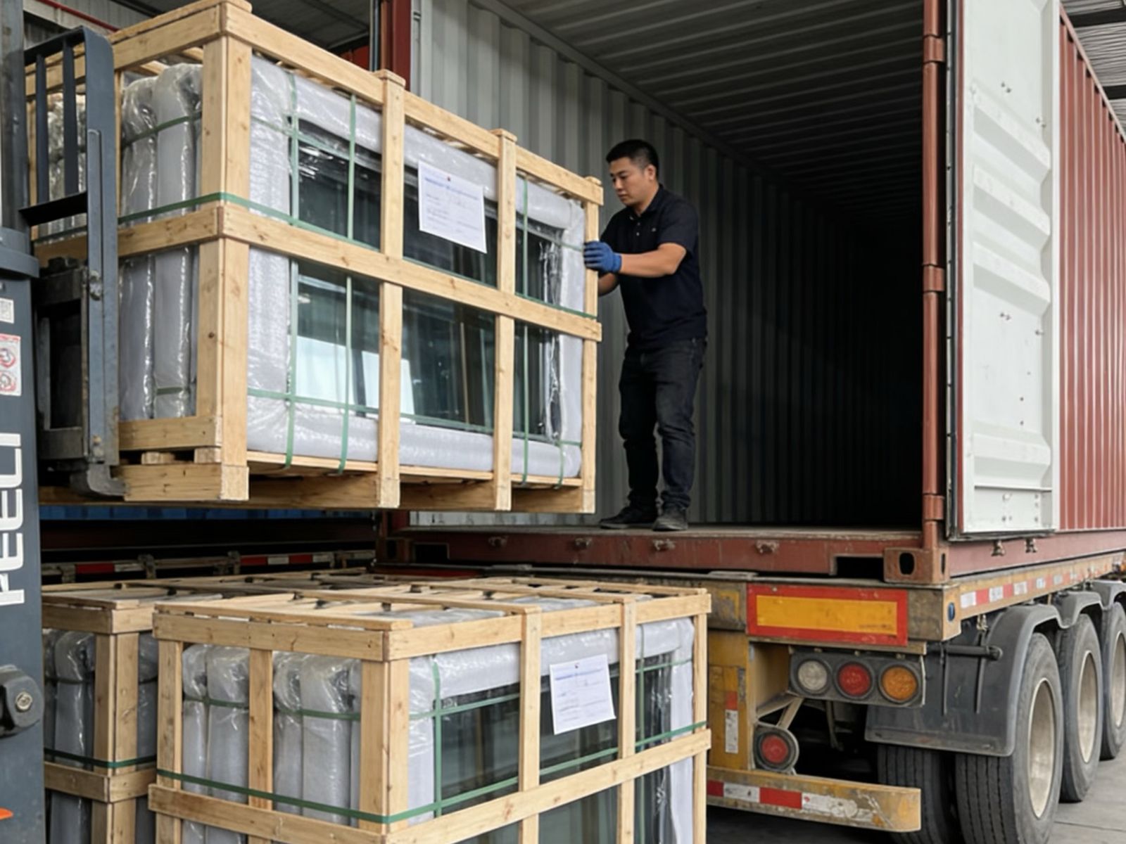 Image needed: container loading at the factory